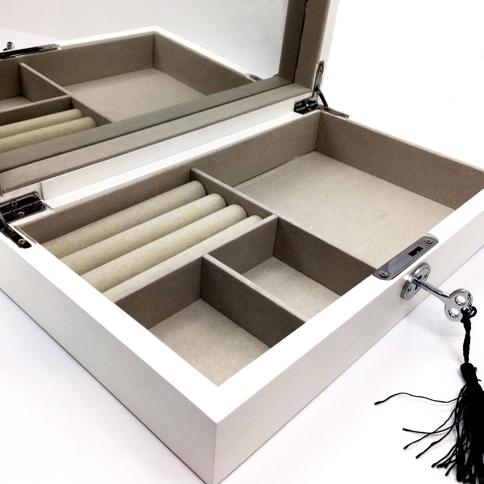 Large White Jewellery Box