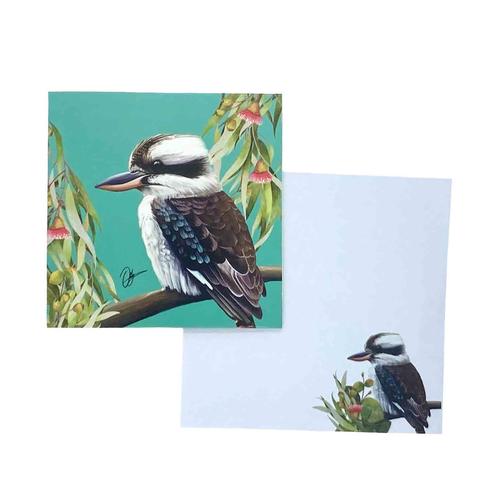 Kookaburra Birds of Australia Gift Tag Card