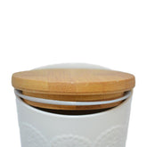 Lacy Porcelain Kitchen Canisters.