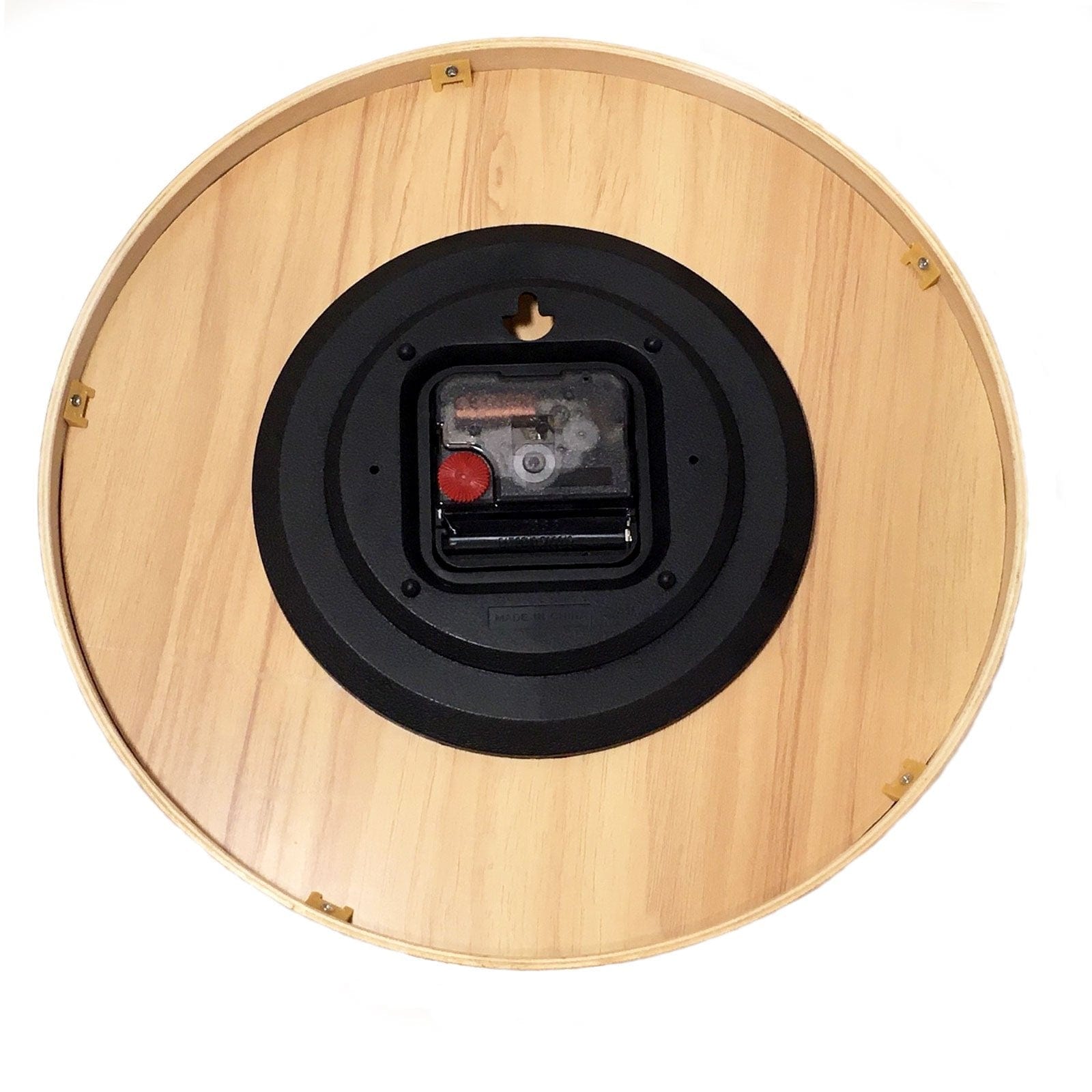 28cm Leni Wood Wall Clock - Teal.