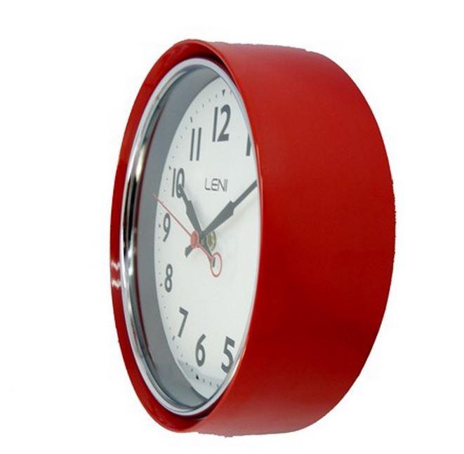 Leni Essential Metal Wall Clock - 6 Colours Available.