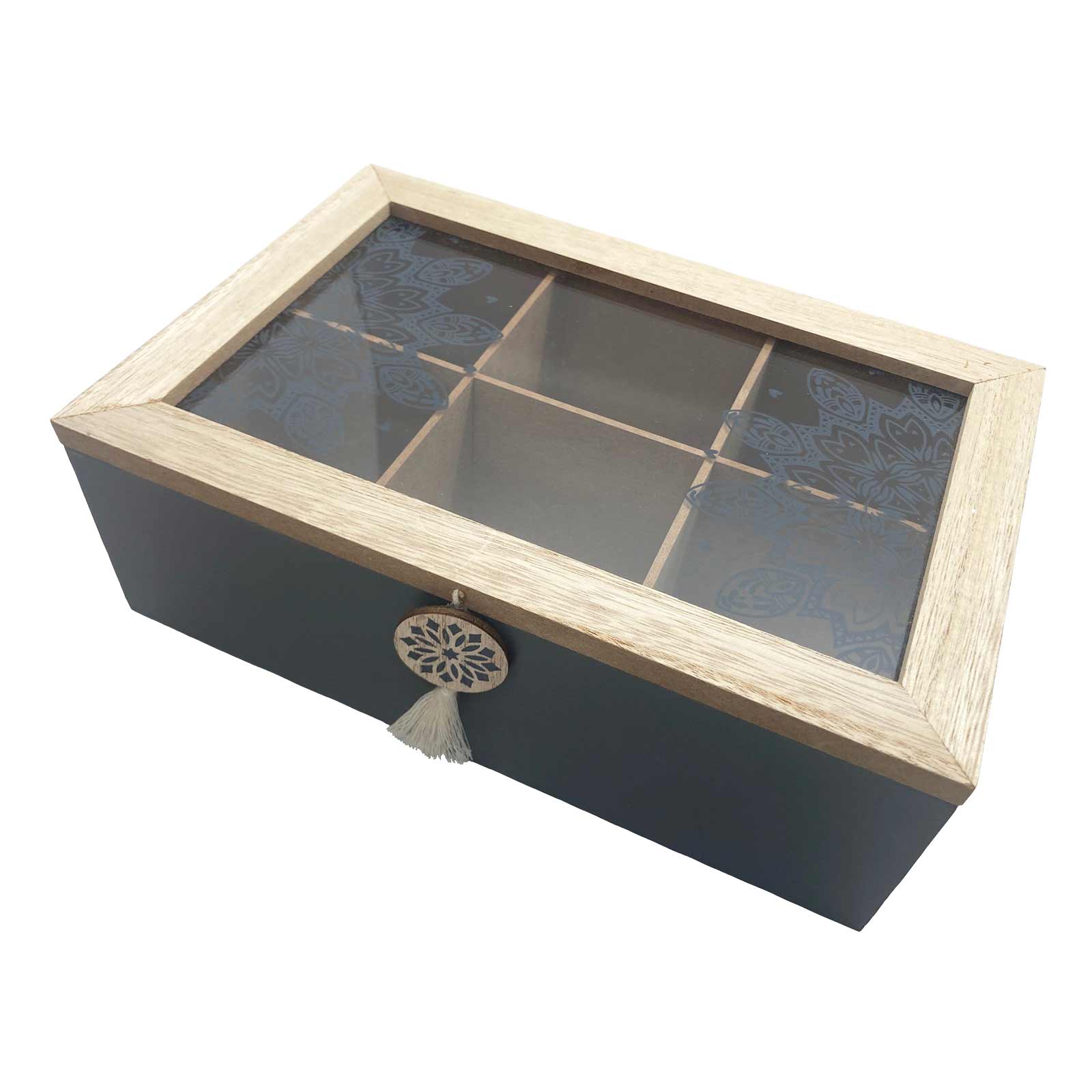 Mandala Home Wooden Tea Box