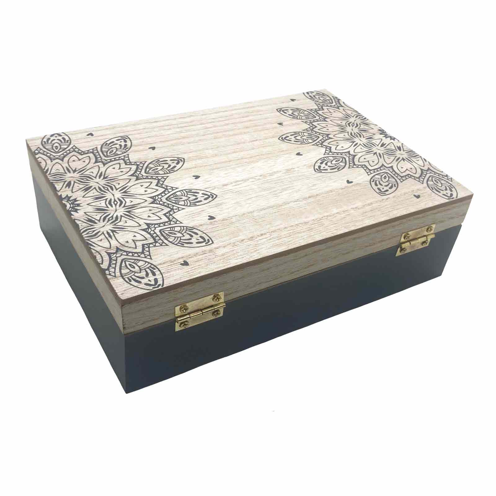 Mandala Home MDF Jewellery Trinket Box