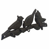 Mr Gecko Three Birds Cast Iron Wall Hook