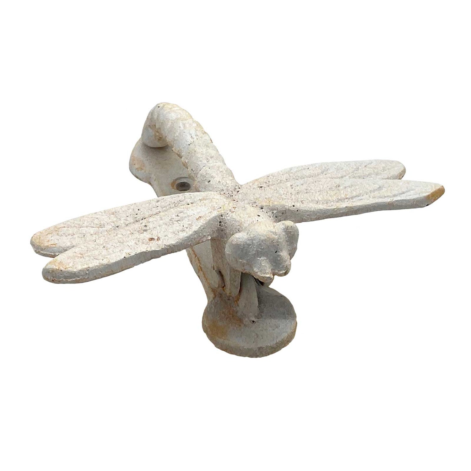 Mr Gecko White Dragonfly Cast Iron Door Knocker