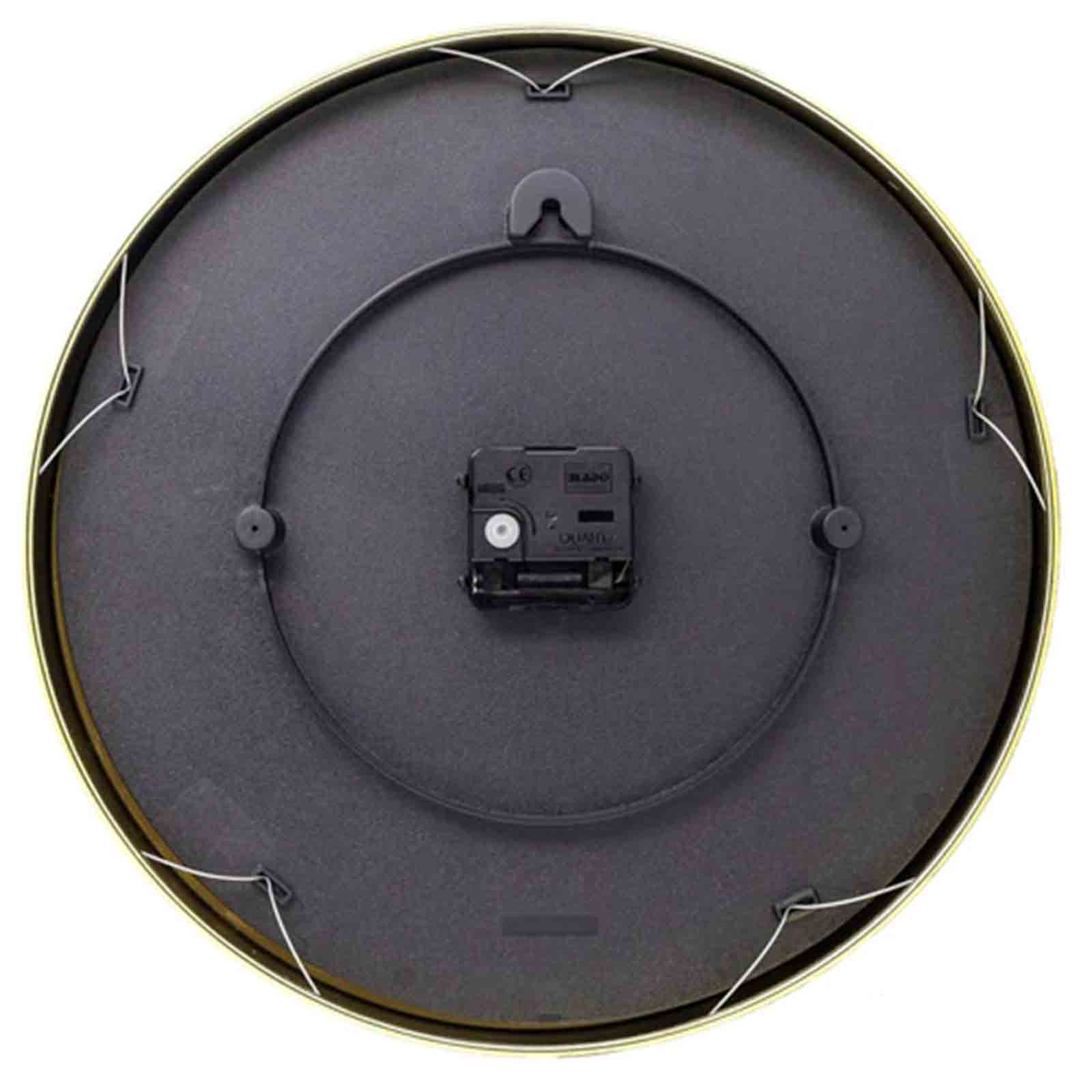 NeXtime Essential Fruity Mandarine Wall Clock - Back of Clock