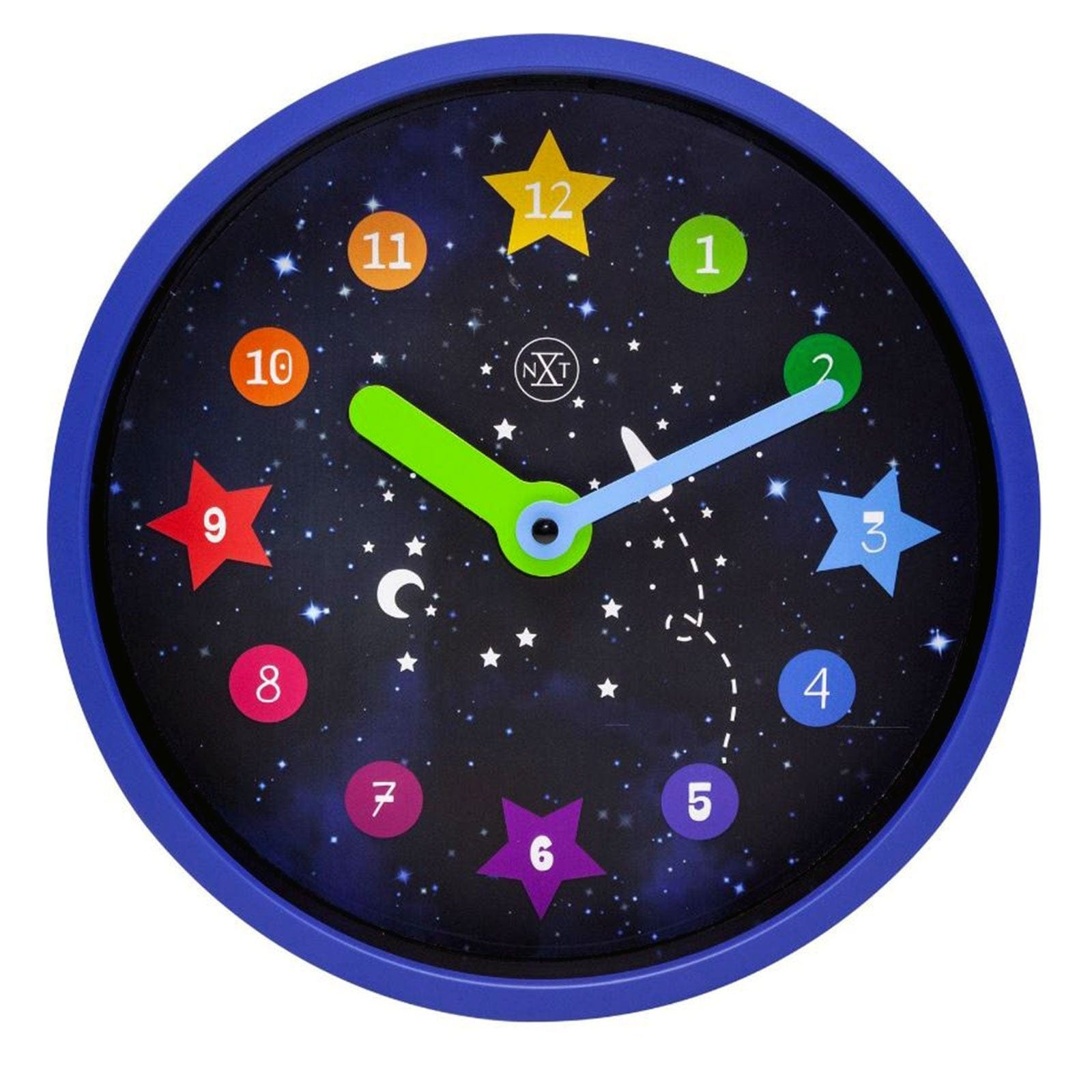 Nextime Apollo 26cm Wall Clock - Blue.