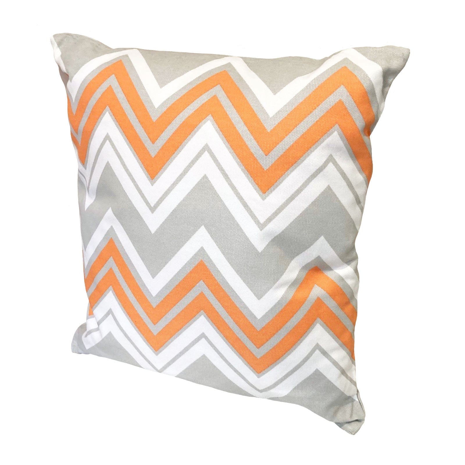 Orange Chevron Outdoor Cushion
