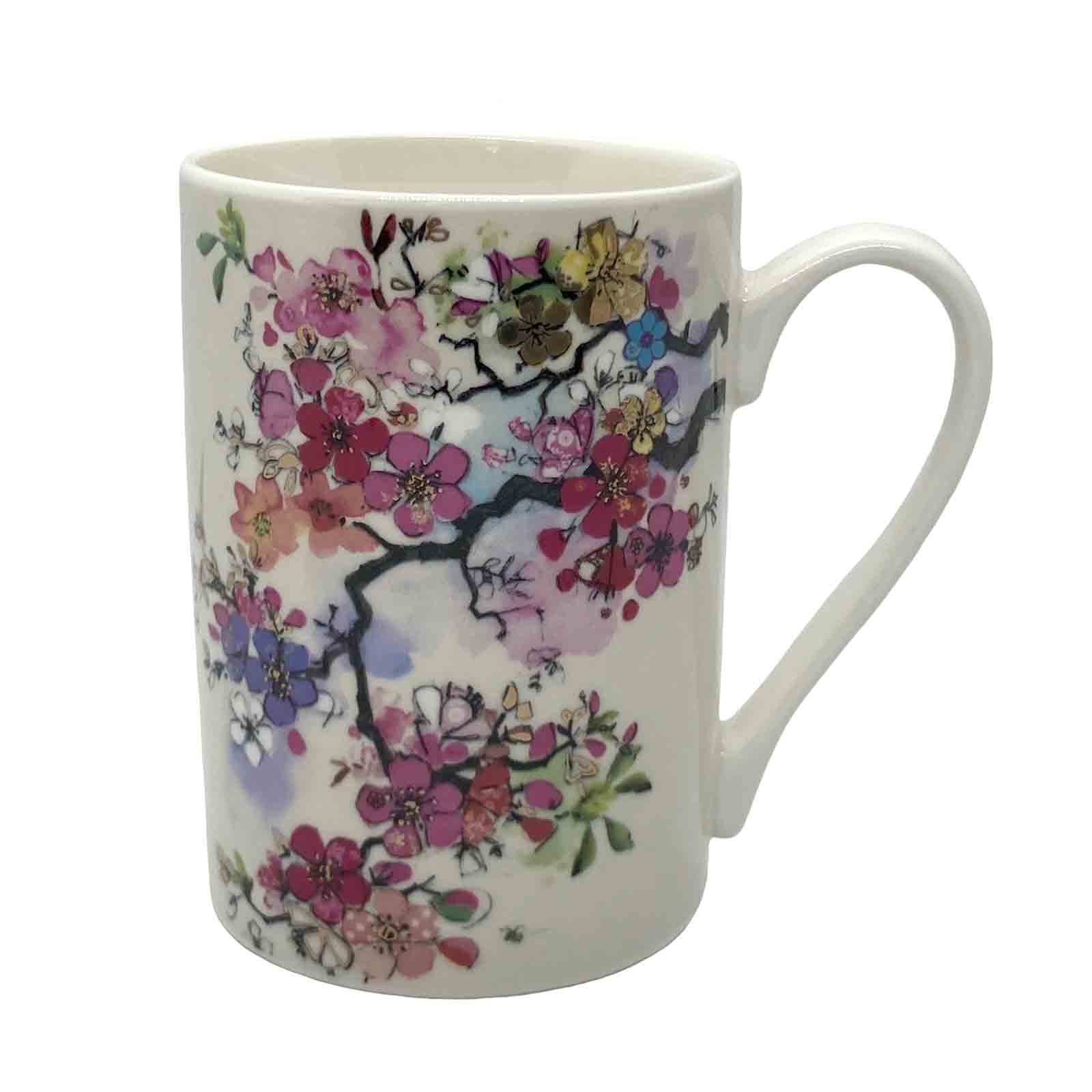 Bug Art Pink Blossom Fine China Mug