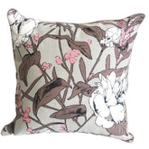 Pink Floral Cushion - 45cm.