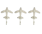 Metal Plane Wall Hooks.