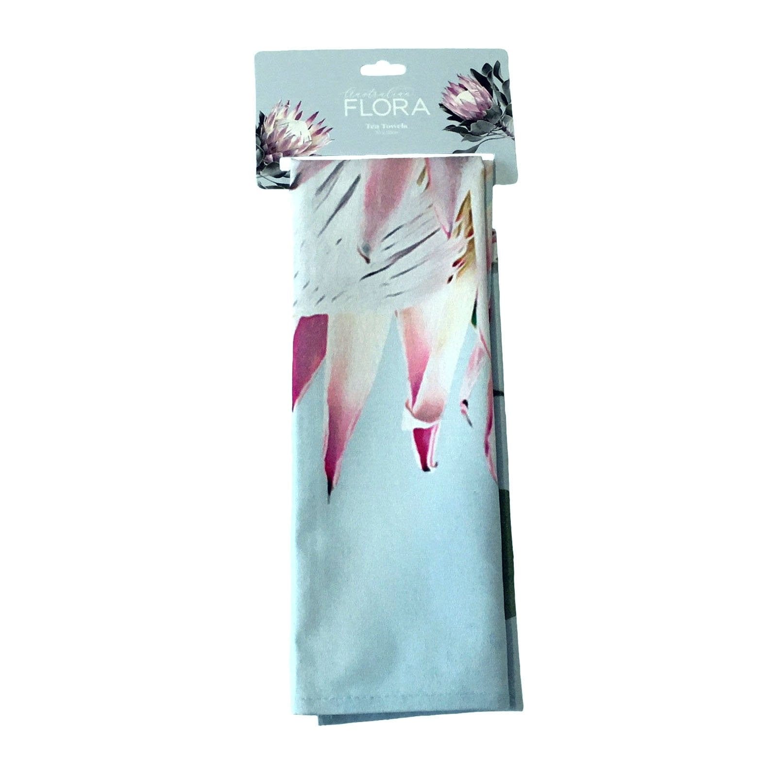 Protea - 100% Cotton Chris Riley Australian Flora Tea Towel.