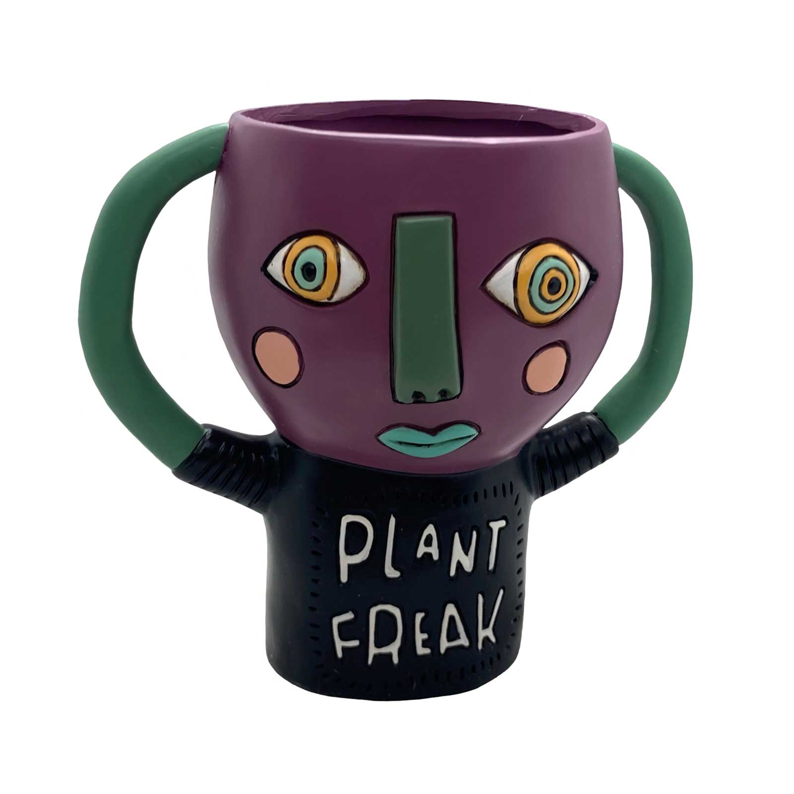 Purple Plant Freak Pot Planter Allen Designs