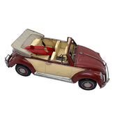 34cm Red VW Beetle with Surfboard
