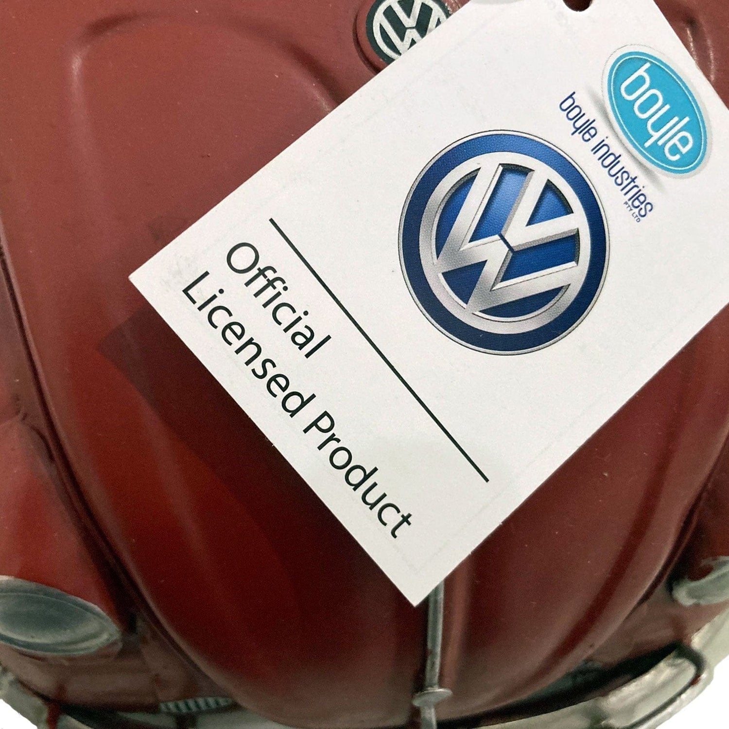 34cm Red VW Beetle with Surfboard