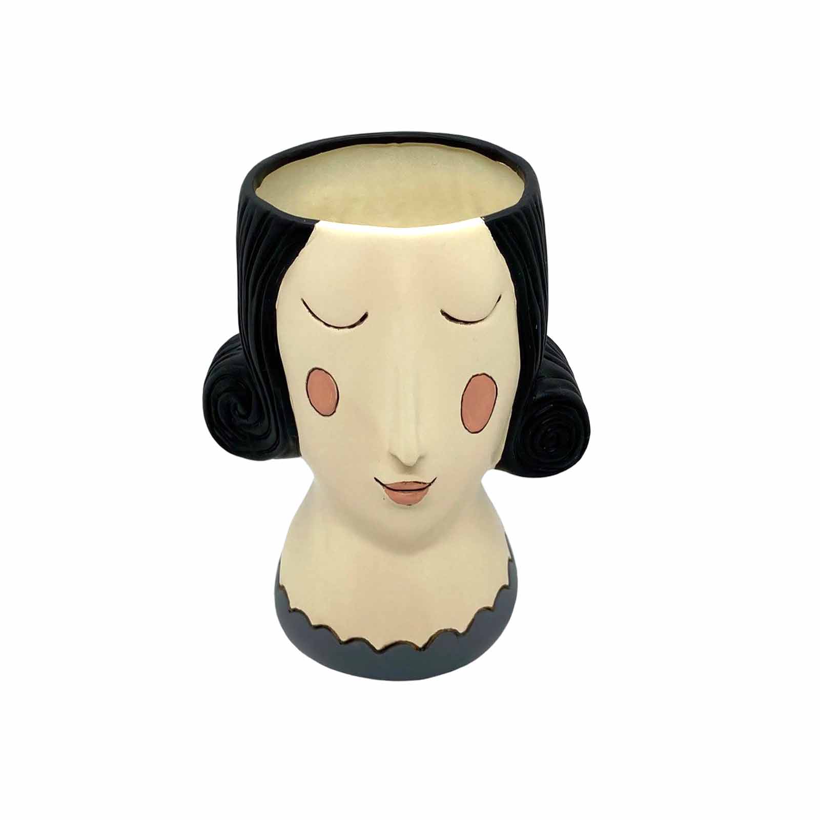 Black ROSE Planter / Pen Holder