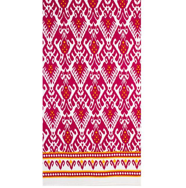 "Kuta" - 6 Seater Plum Tablecloth.