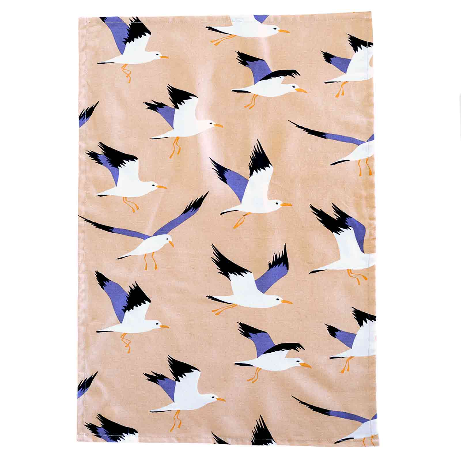 SEAGULLS 100% Cotton Tea Towel | Hello Homewares