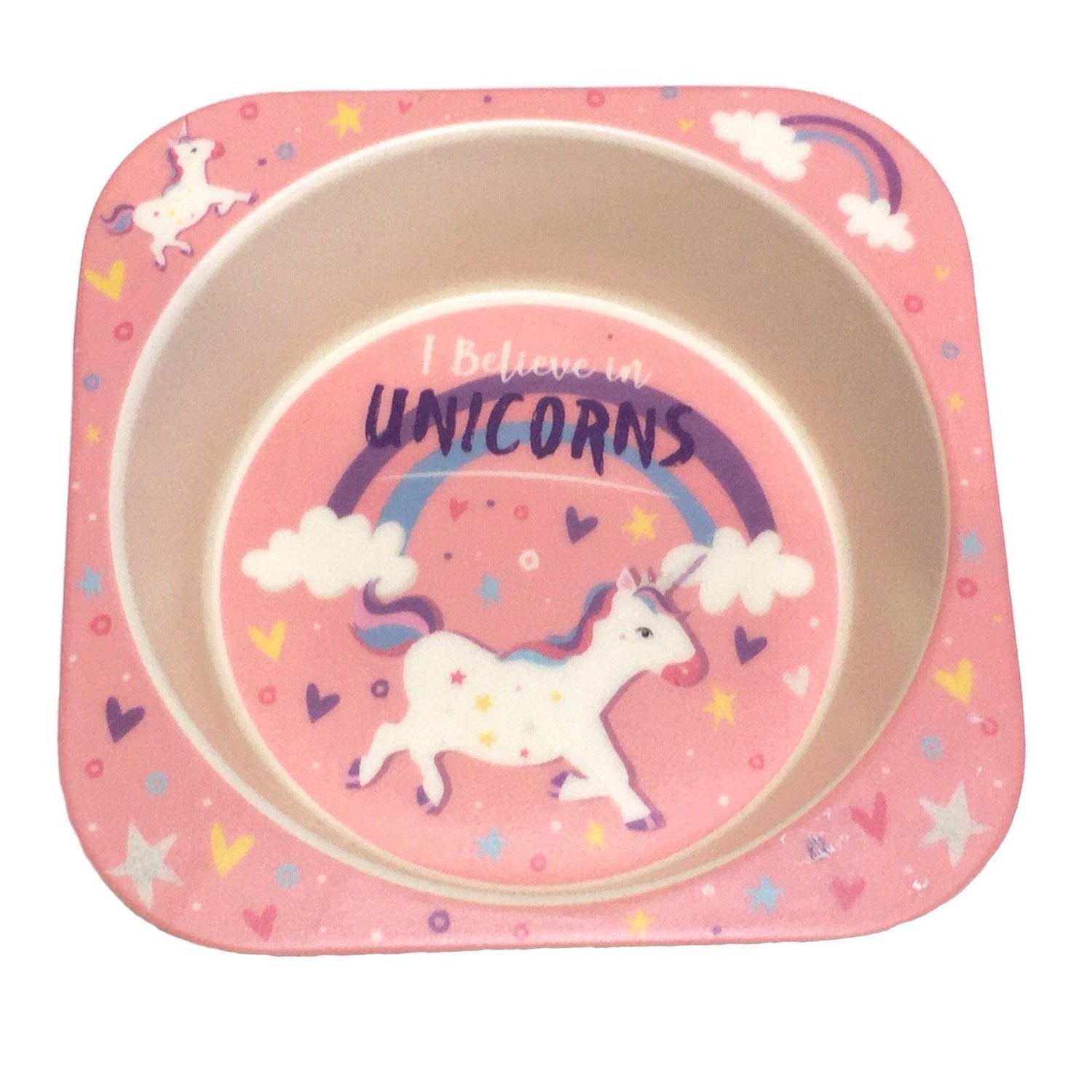 Unicorn 5 Piece Eco-friendly Bamboo Dining Set.