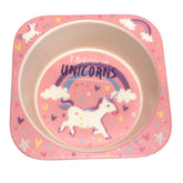 Unicorn 5 Piece Eco-friendly Bamboo Dining Set.