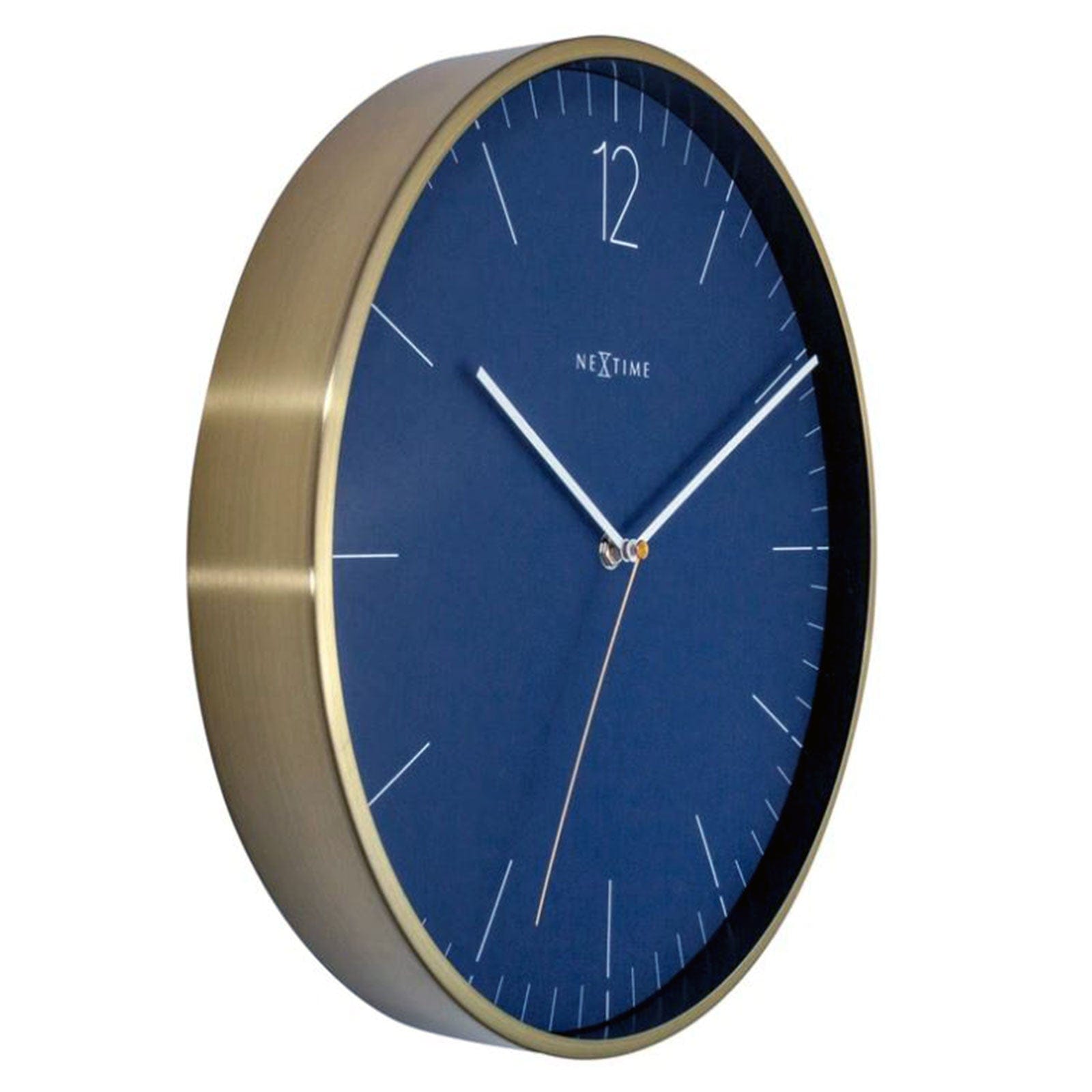 NeXtime Essential Vintage Blue Wall Clock