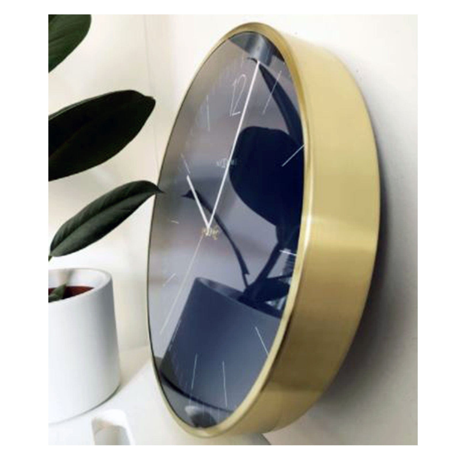 NeXtime Essential Vintage Blue Wall Clock