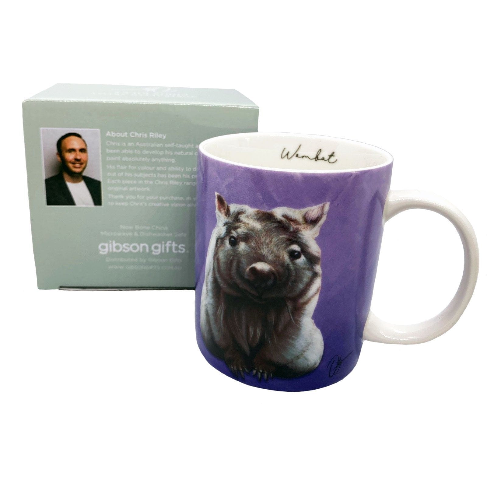 Chris Riley Wombat Bone China Mug.