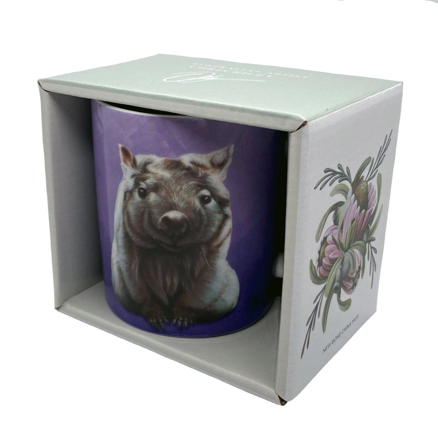 Chris Riley Wombat Bone China Mug.