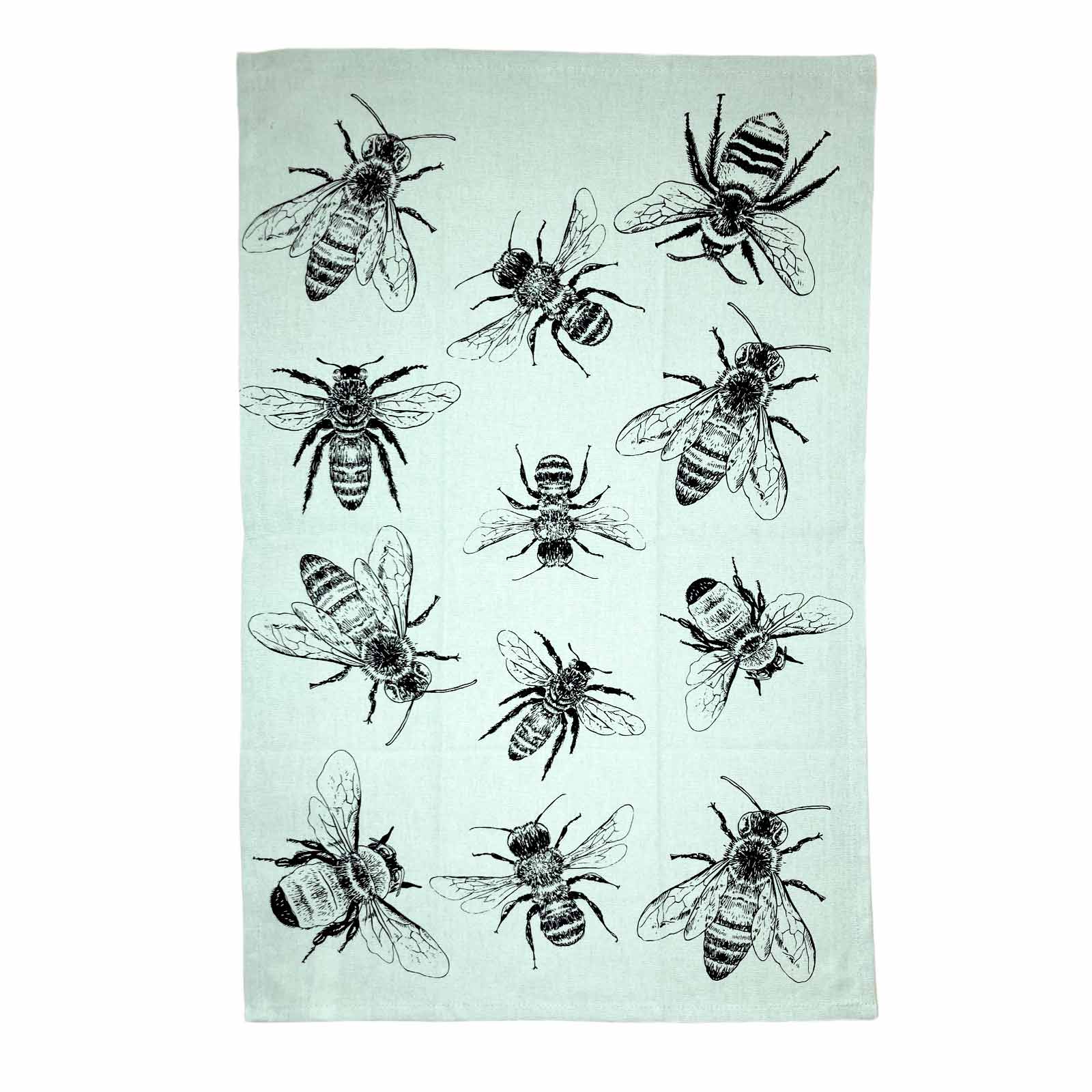 BEES 100% Cotton Tea Towel