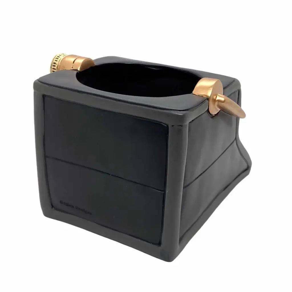 BLACK WRITER Planter - Typewriter Pot Planter / Pen Holder -