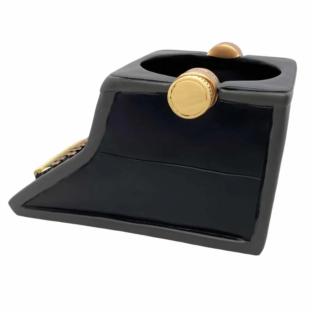 BLACK WRITER Planter - Typewriter Pot Planter / Pen Holder -