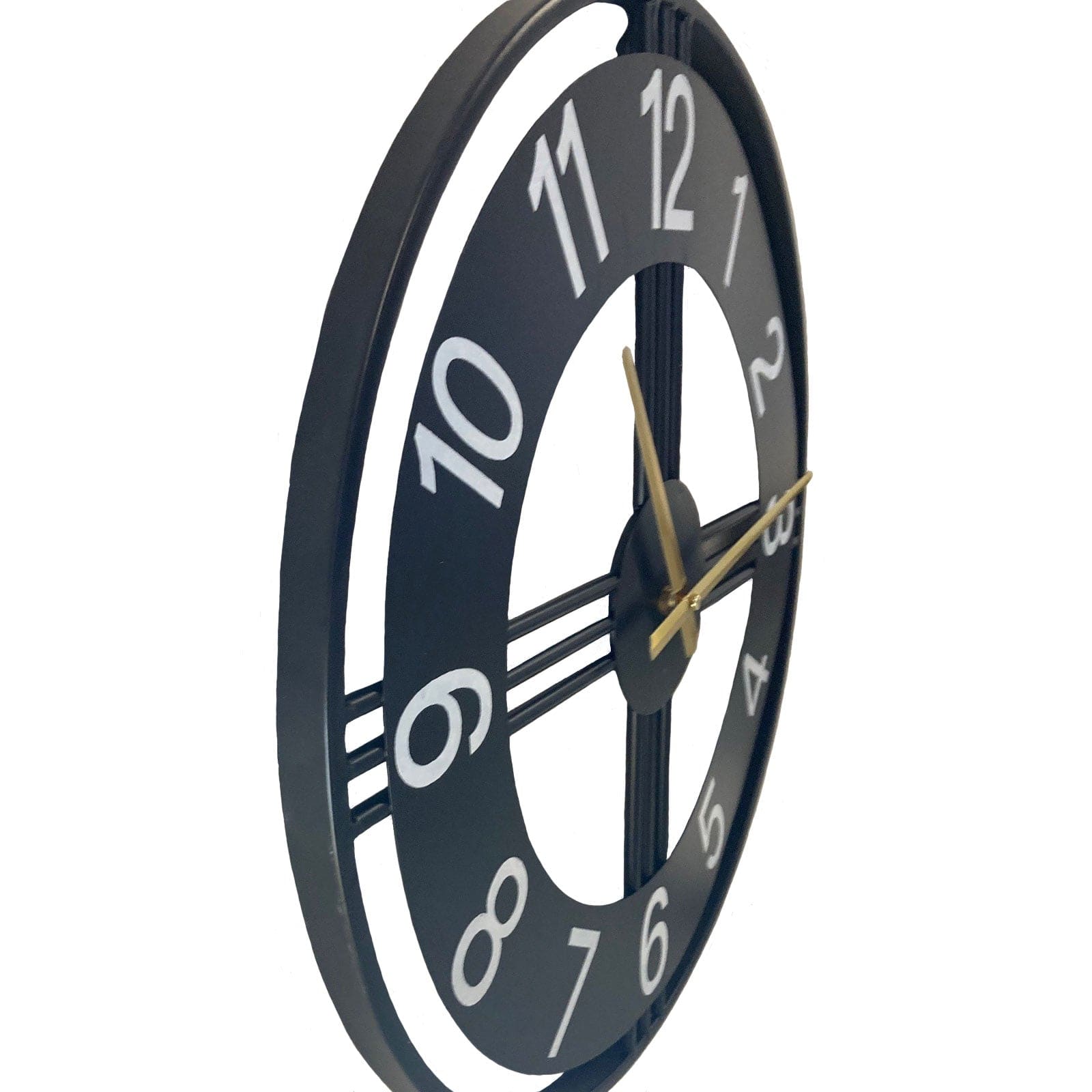 Black Open Frame Clock