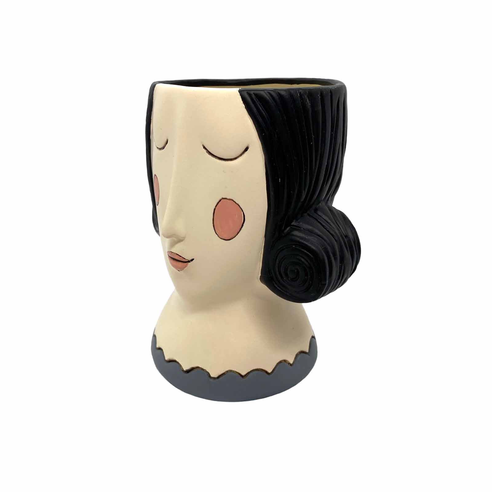 Black ROSE Planter / Pen Holder