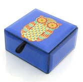 Owl Glass Jewellery Box.