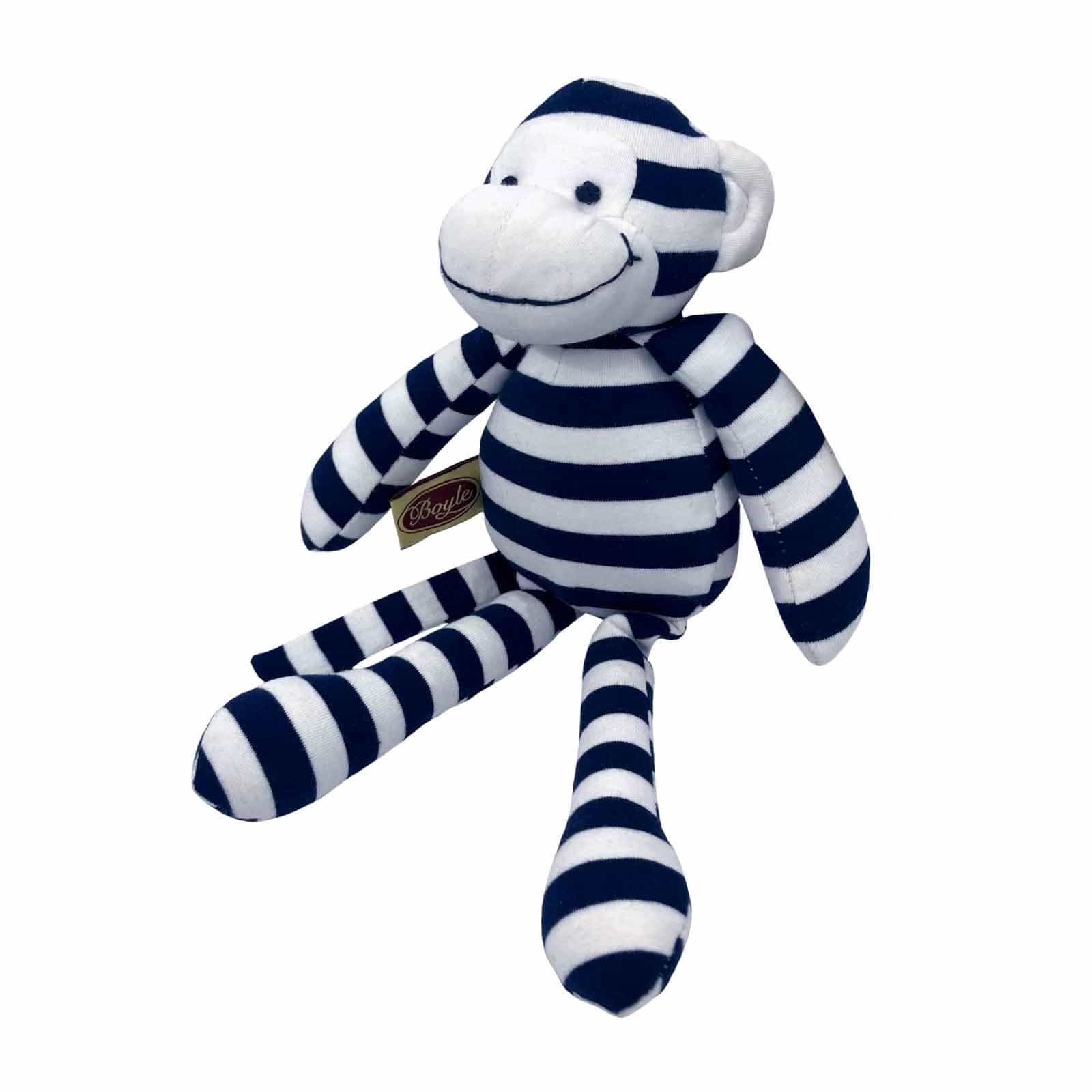 32cm Blue Striped Monkey Plush Toy
