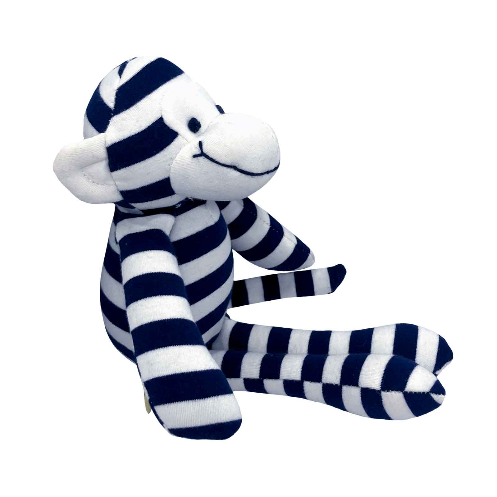 32cm Blue Striped Monkey Plush Toy