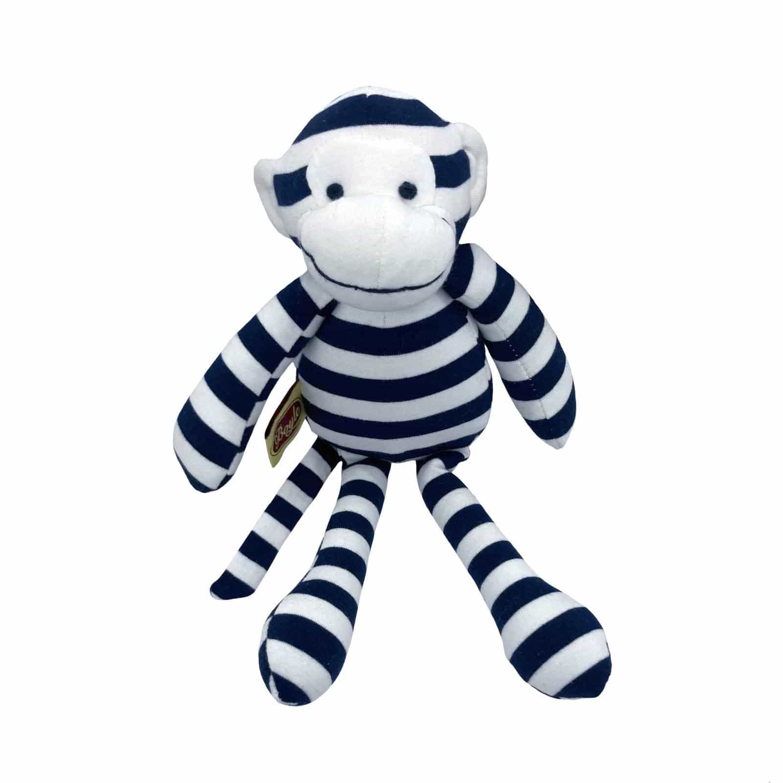 32cm Blue Striped Monkey Plush Toy