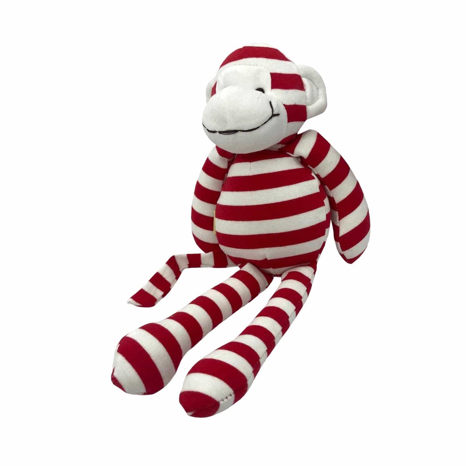 32cm Red Striped Monkey Plush Toy