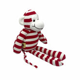 32cm Red Striped Monkey Plush Toy