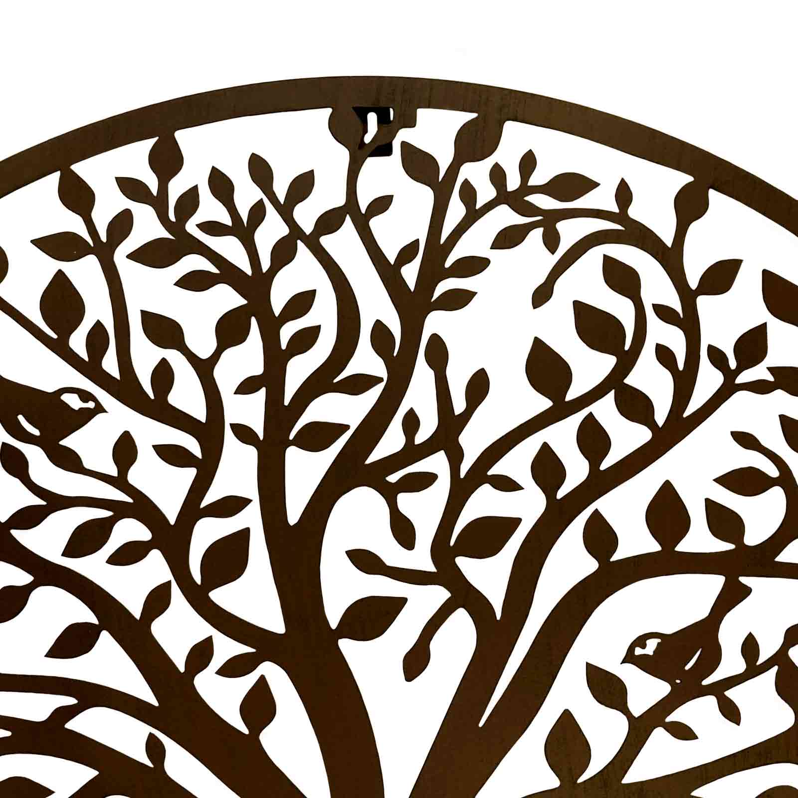 Brown Tree Round Wall Decor - Hello Homewares
