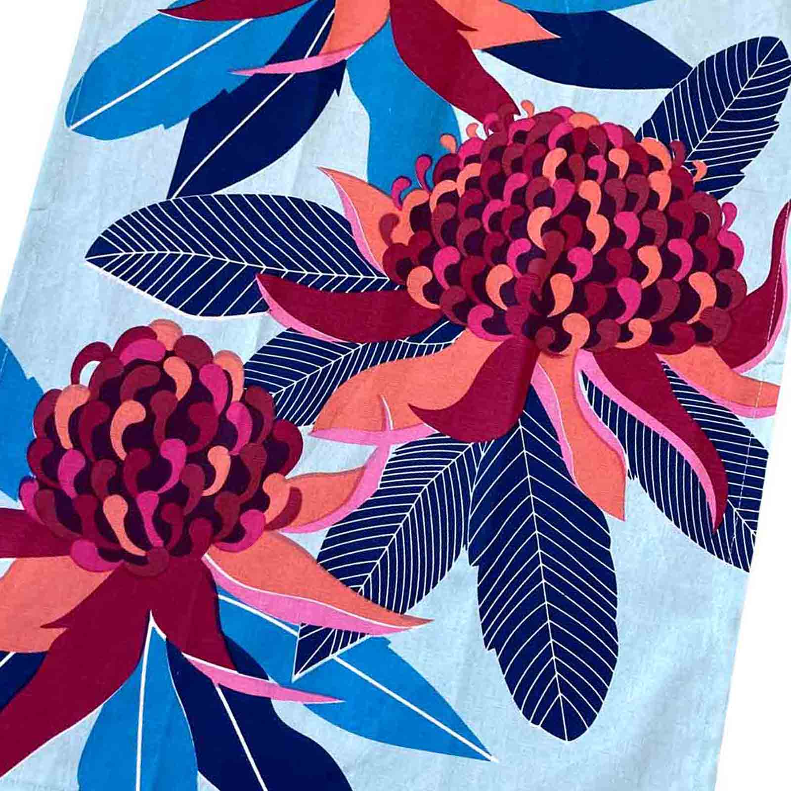 Waratah 100% Cotton Tea Towel - Hello Homewares