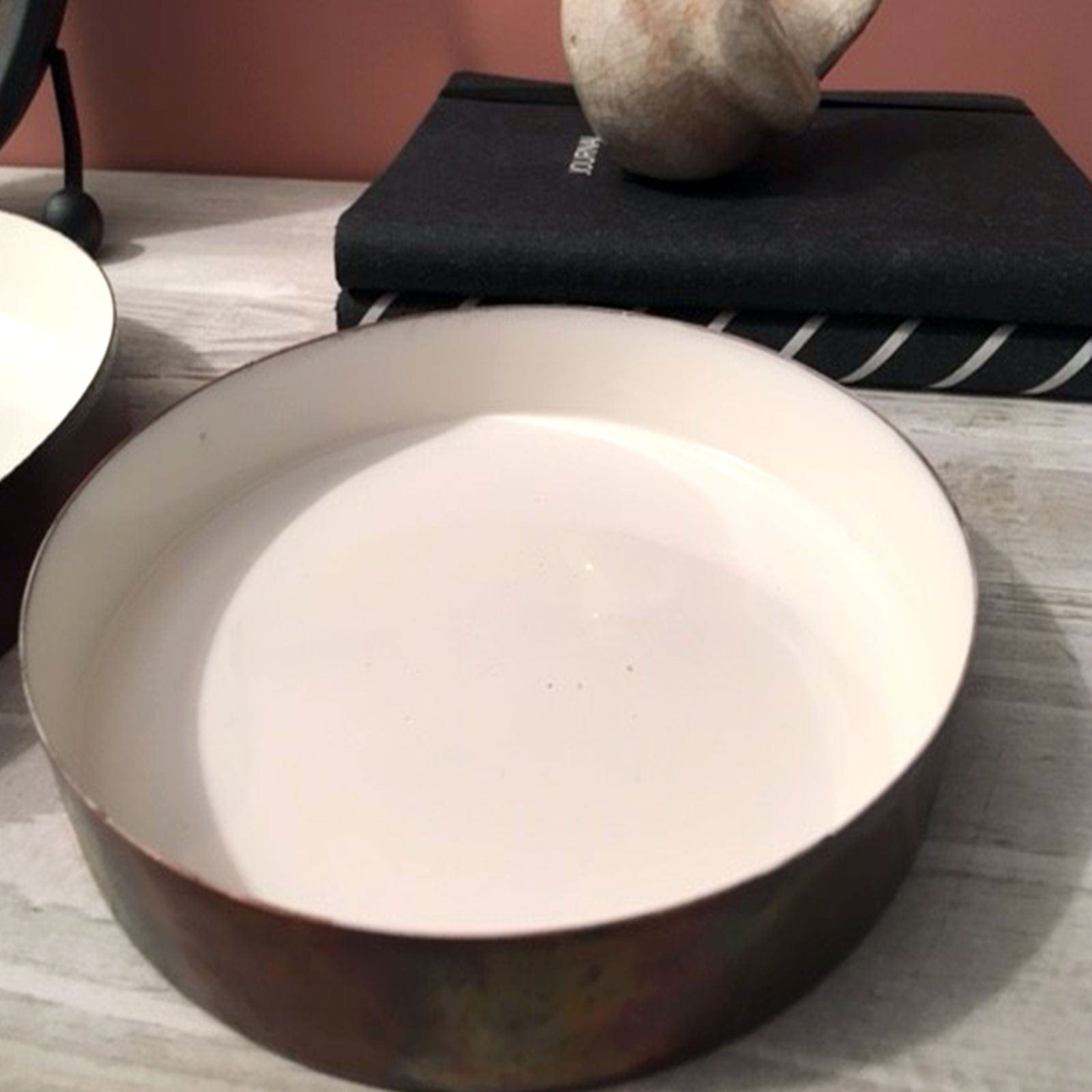 Kopper Enamel Platters - Medium + Large.