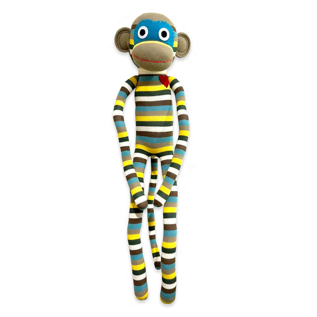 Charlie 70cm striped sock monkey plush toy