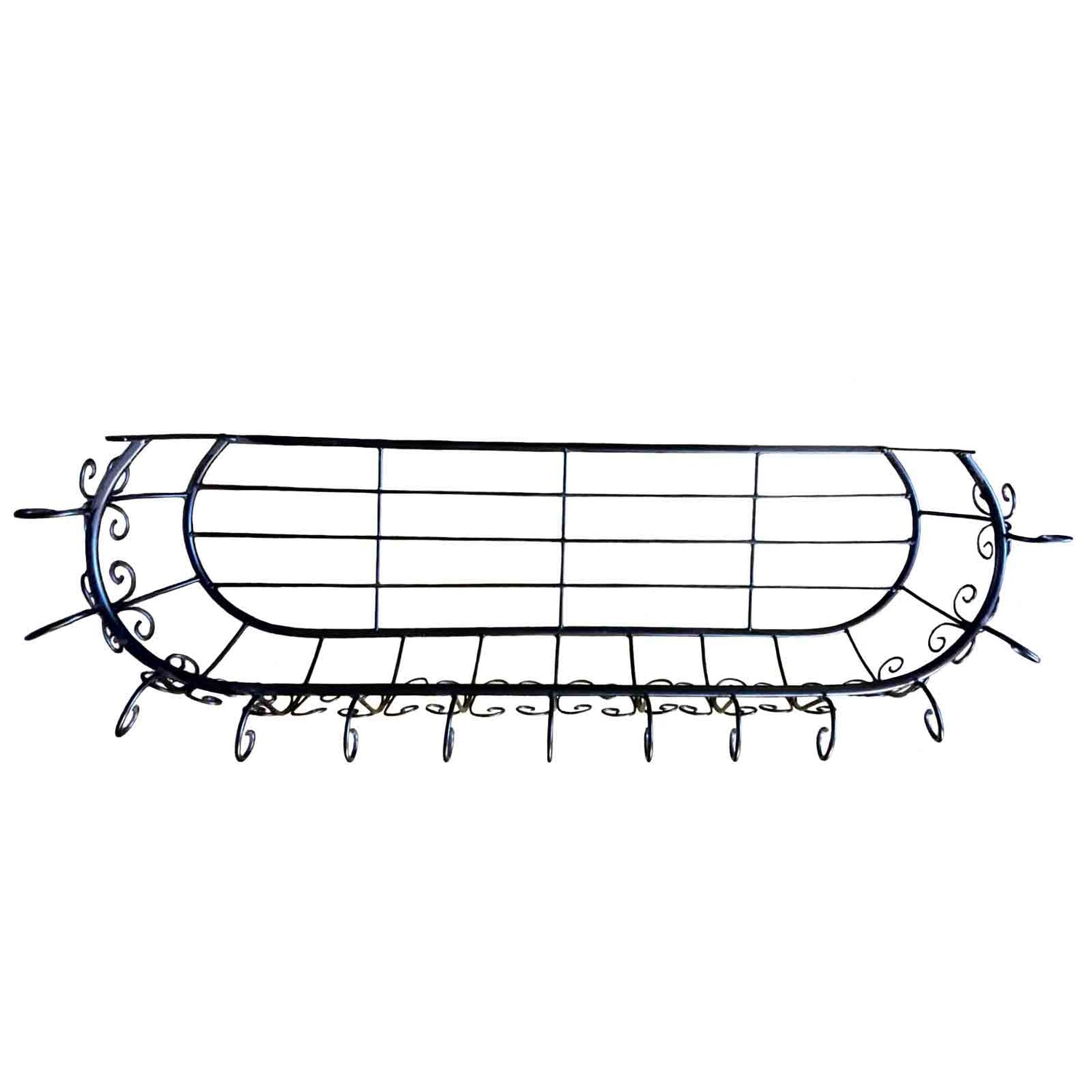 90cm Parisian Style Iron Window Box Wall Planter