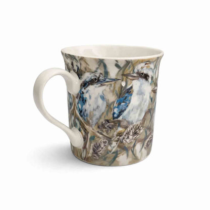 Amanda Brooks 300ml Kookaburra and Banksia new bone china coffee mug