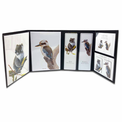 Jeremy Boot Australian Icons Gift Folder - Blank Cards, Gift Cards, Bookmarks, Magnets - Koala, Kookaburra