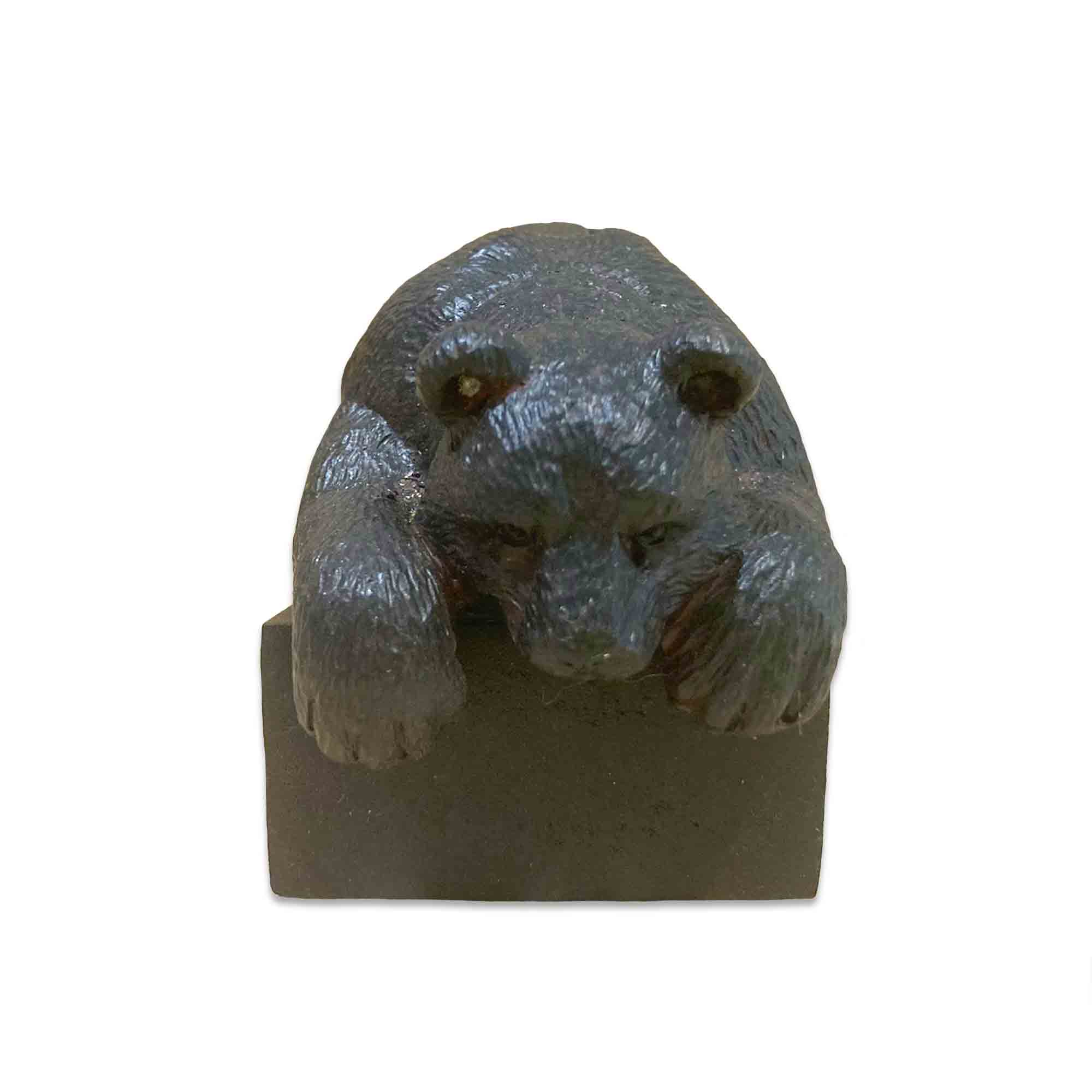 Black Bear Door Stop Wedge