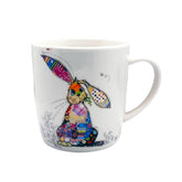 Binky Bunny Bug Art Kooks Fine China Coffee Mug - Gift Boxed