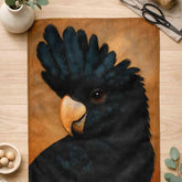 Mint By Michelle Cotton Black Cockatoo Tea Towel 
