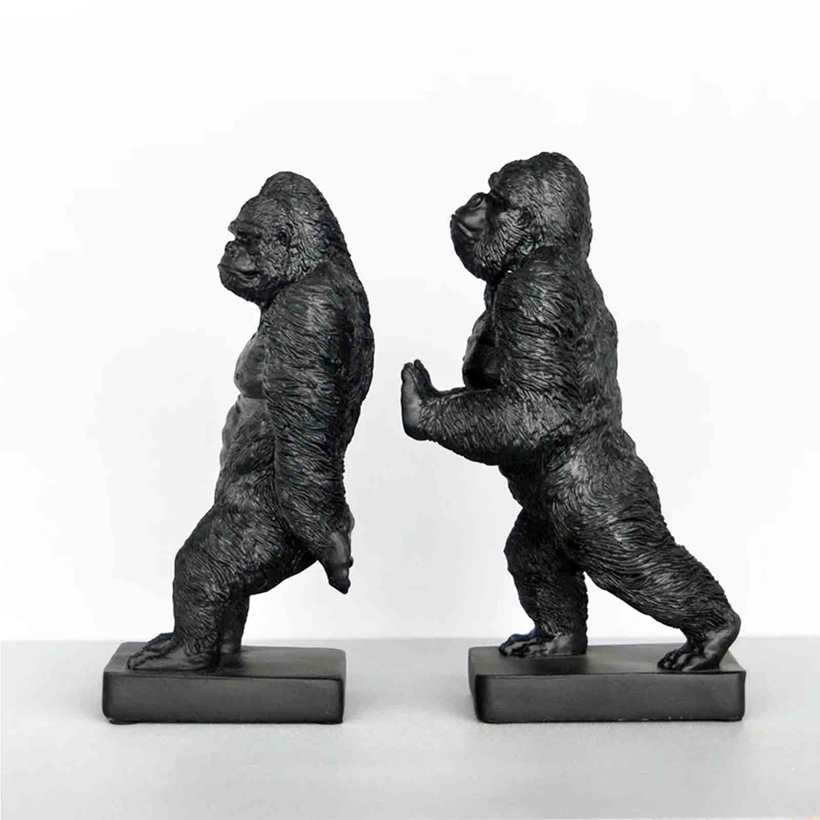 Black Gorillas Bookends
